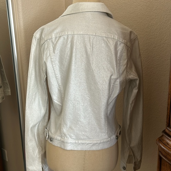 FC Jeans Pearlized Women’s Denim Jacket Women’s Size 6 - Picture 2 of 11